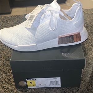 NMD_R1 white and rose gold